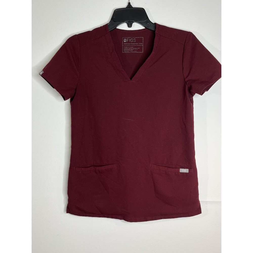 Figs Casma Three Pocket Scrub Top Size XXS